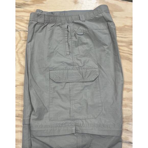 Columbia Pants Mens 36x32 Beige Hiking Convertible Zip Off Outdoor Ripstop - Picture 10 of 10